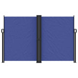 Windscherm uittrekbaar 160x600 cm blauw - AllerleiShop