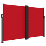 Windscherm uittrekbaar 160x600 cm rood - AllerleiShop