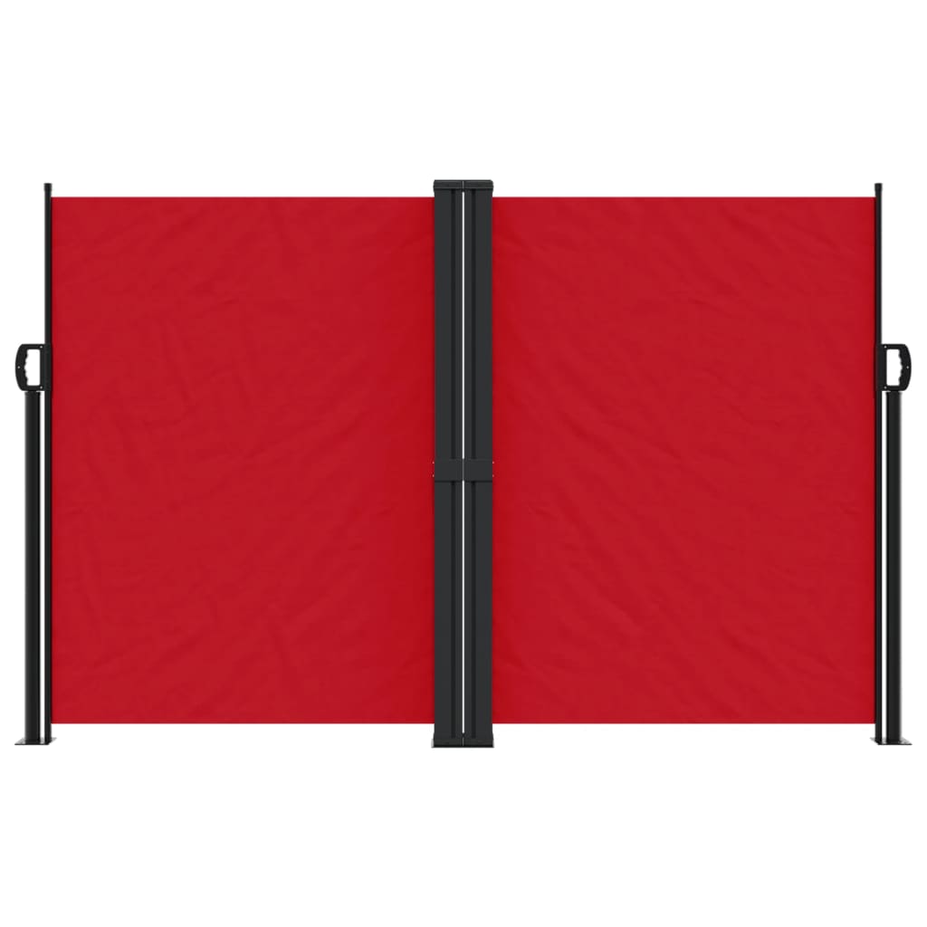 Windscherm uittrekbaar 160x600 cm rood - AllerleiShop