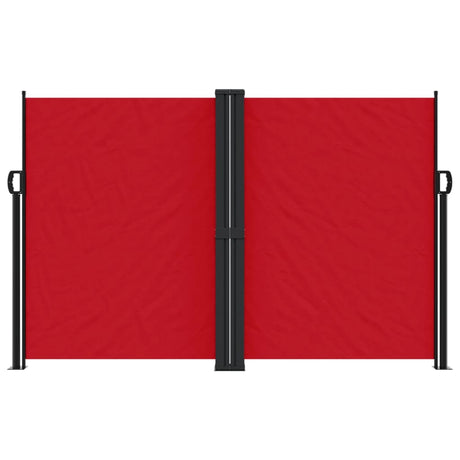 Windscherm uittrekbaar 160x600 cm rood - AllerleiShop