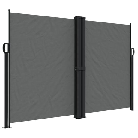 Windscherm uittrekbaar 160x600 cm antraciet - AllerleiShop