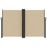 Windscherm uittrekbaar 160x600 cm beige - AllerleiShop