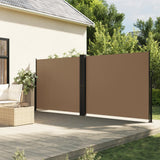 Windscherm uittrekbaar 160x600 cm taupe - AllerleiShop