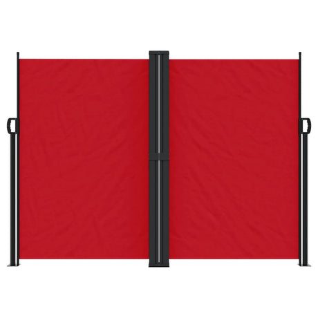 Windscherm uittrekbaar 180x600 cm rood - AllerleiShop