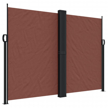 Windscherm uittrekbaar 180x600 cm bruin - AllerleiShop