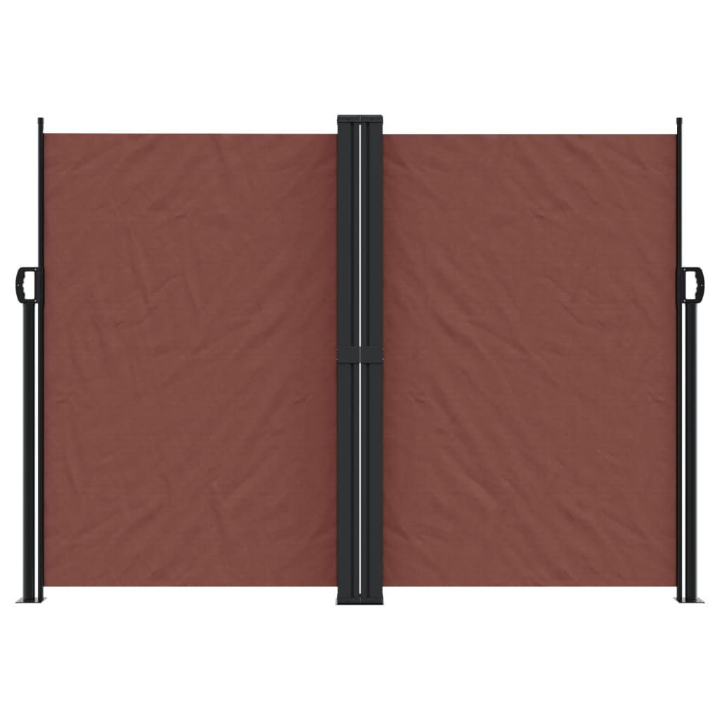 Windscherm uittrekbaar 180x600 cm bruin - AllerleiShop