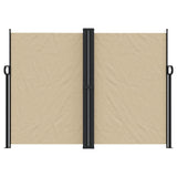 Windscherm uittrekbaar 180x600 cm beige - AllerleiShop