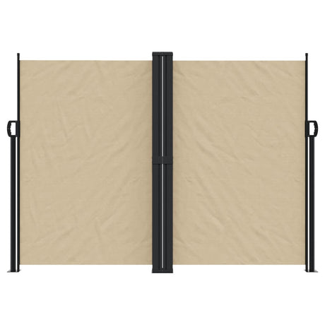 Windscherm uittrekbaar 180x600 cm beige - AllerleiShop