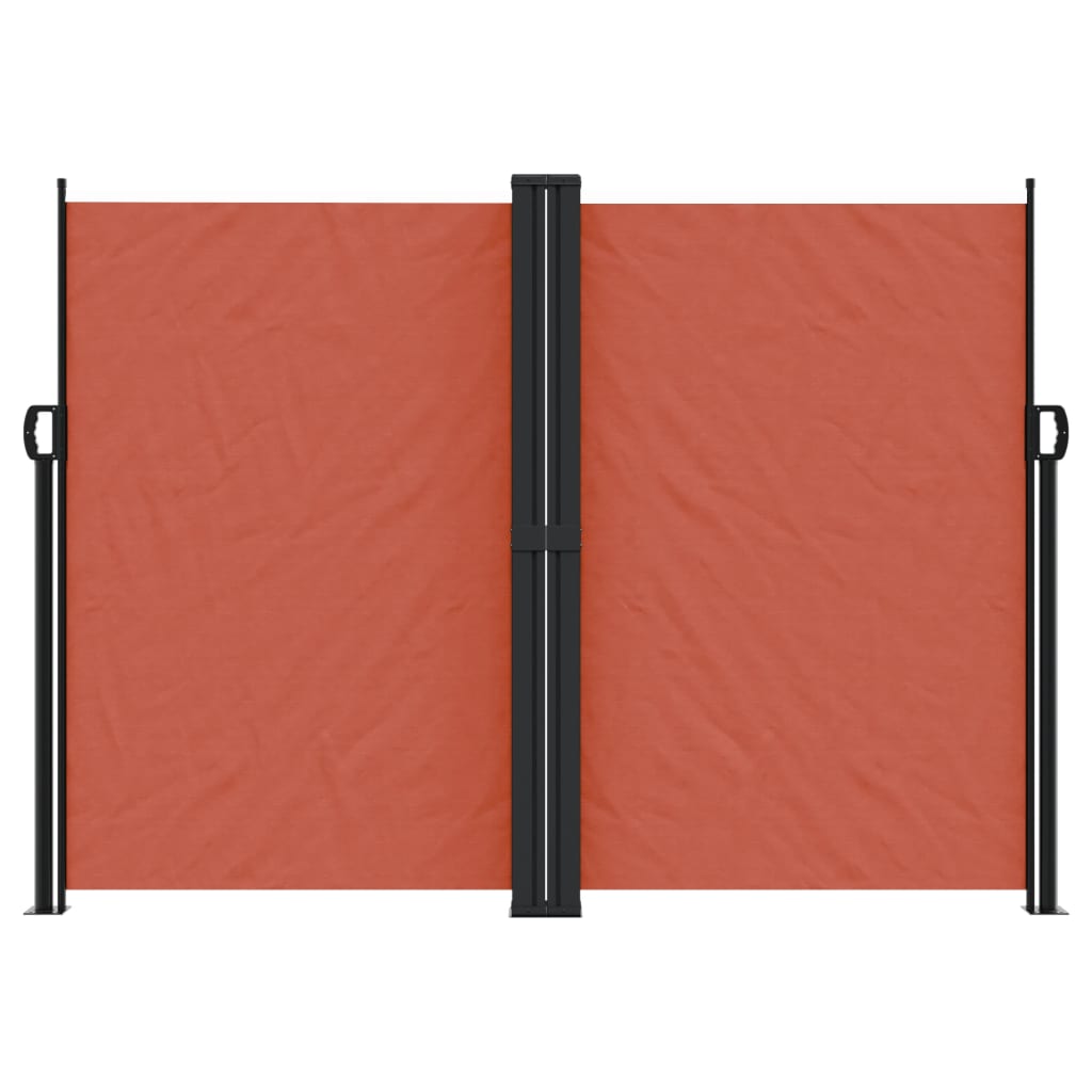 Windscherm uittrekbaar 180x600 cm terracotta - AllerleiShop