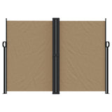 Windscherm uittrekbaar 180x600 cm taupe - AllerleiShop