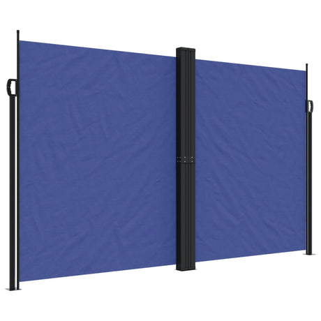 Windscherm uittrekbaar 200x600 cm blauw - AllerleiShop