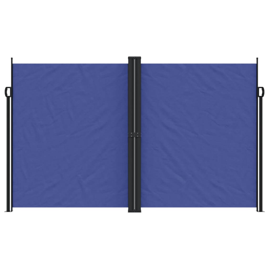 Windscherm uittrekbaar 200x600 cm blauw - AllerleiShop