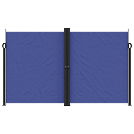 Windscherm uittrekbaar 200x600 cm blauw - AllerleiShop