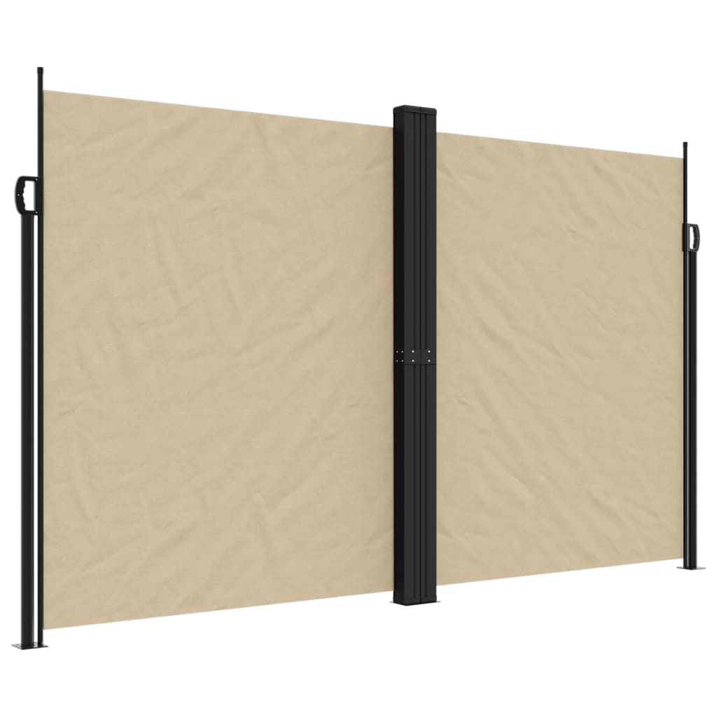 Windscherm uittrekbaar 200x600 cm beige - AllerleiShop