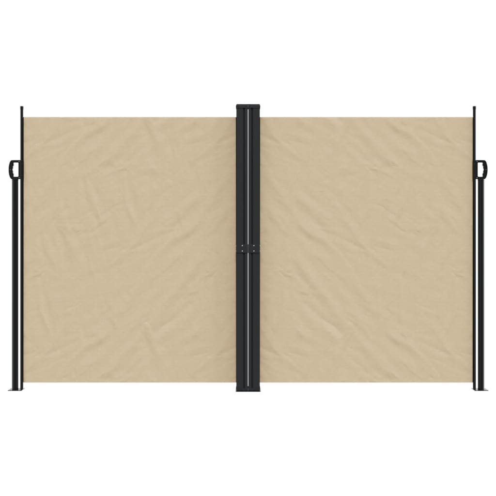 Windscherm uittrekbaar 200x600 cm beige - AllerleiShop