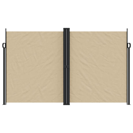 Windscherm uittrekbaar 200x600 cm beige - AllerleiShop