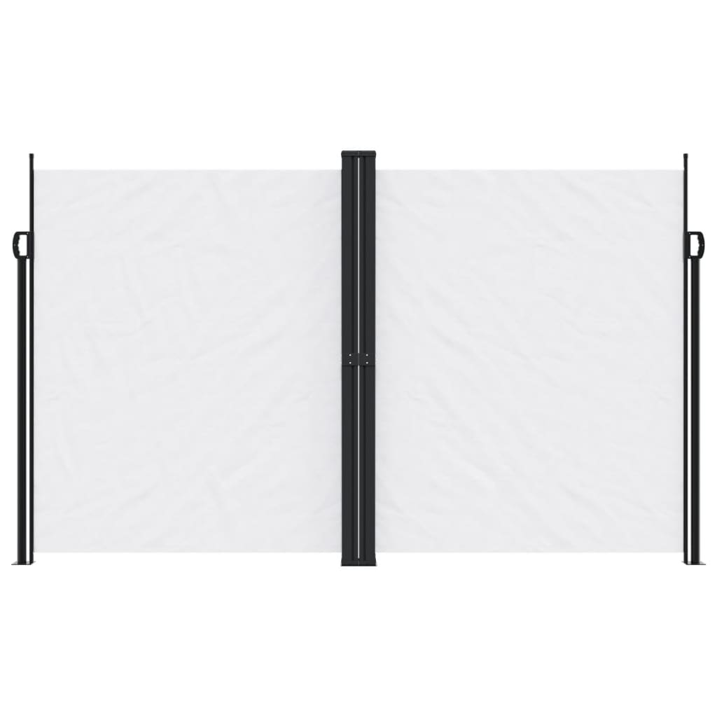 Windscherm uittrekbaar 200x600 cm wit - AllerleiShop