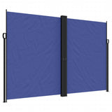 Windscherm uittrekbaar 220x600 cm blauw - AllerleiShop