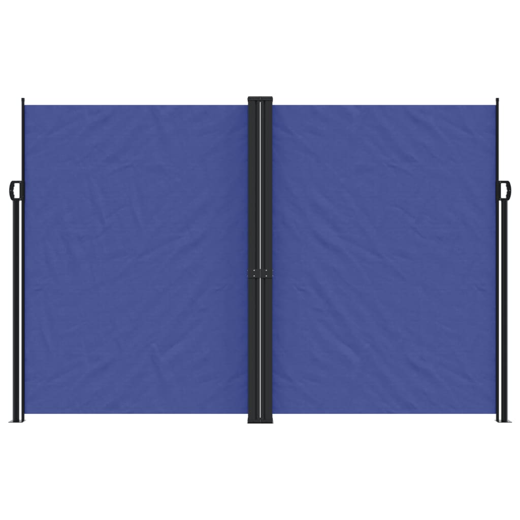 Windscherm uittrekbaar 220x600 cm blauw - AllerleiShop