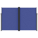 Windscherm uittrekbaar 220x600 cm blauw - AllerleiShop