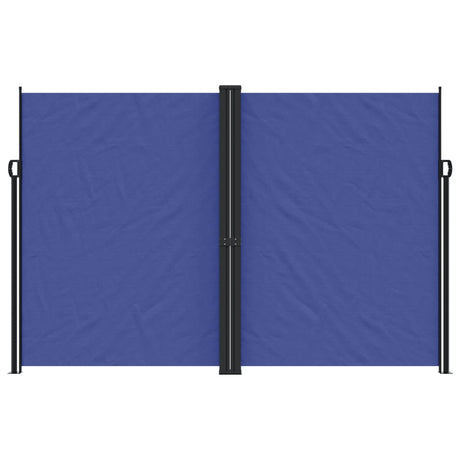 Windscherm uittrekbaar 220x600 cm blauw - AllerleiShop