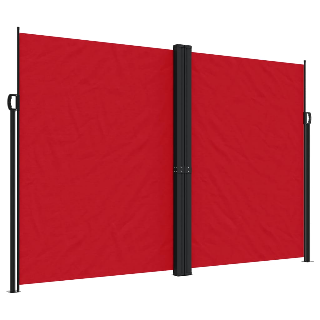 Windscherm uittrekbaar 220x600 cm rood - AllerleiShop