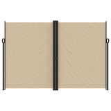 Windscherm uittrekbaar 220x600 cm beige - AllerleiShop