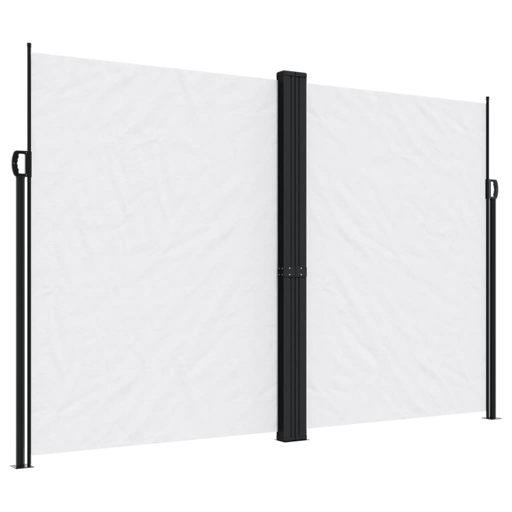 Windscherm uittrekbaar 220x600 cm wit - AllerleiShop