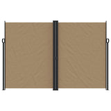 Windscherm uittrekbaar 220x600 cm taupe - AllerleiShop