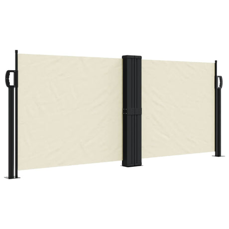 Windscherm uittrekbaar 100x1000 cm crème - AllerleiShop