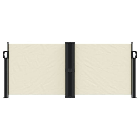 Windscherm uittrekbaar 100x1000 cm crème - AllerleiShop