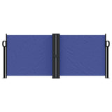 Windscherm uittrekbaar 100x1000 cm blauw - AllerleiShop