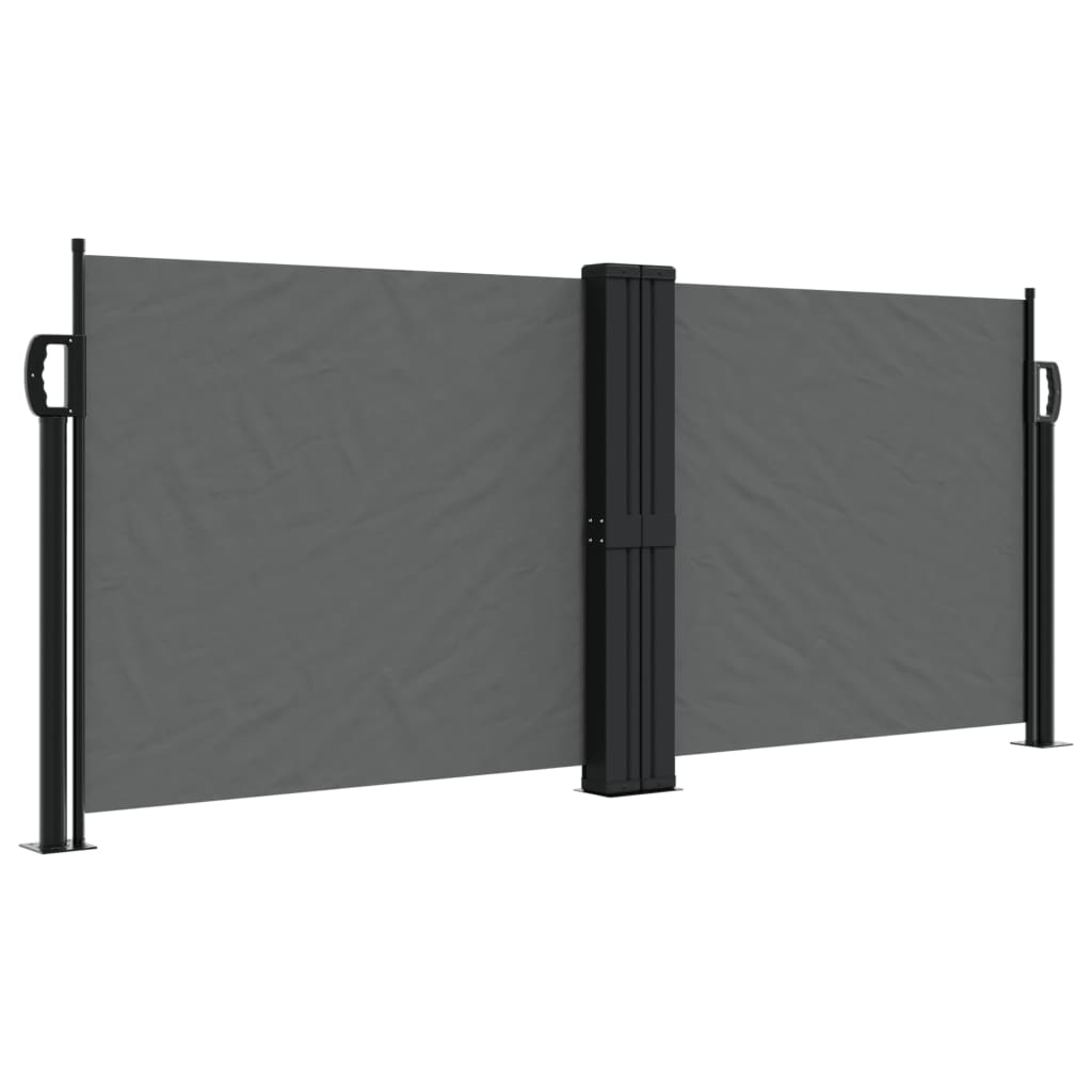 Windscherm uittrekbaar 100x1000 cm antraciet - AllerleiShop