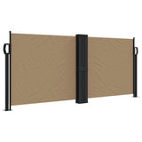 Windscherm uittrekbaar 100x1000 cm taupe - AllerleiShop