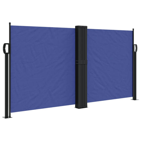 Windscherm uittrekbaar 120x1000 cm blauw - AllerleiShop