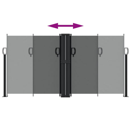 Windscherm uittrekbaar 120x1000 cm antraciet - AllerleiShop