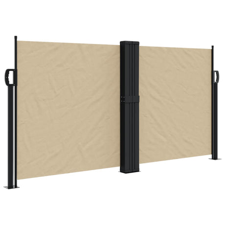 Windscherm uittrekbaar 120x1000 cm beige - AllerleiShop