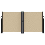 Windscherm uittrekbaar 120x1000 cm beige - AllerleiShop