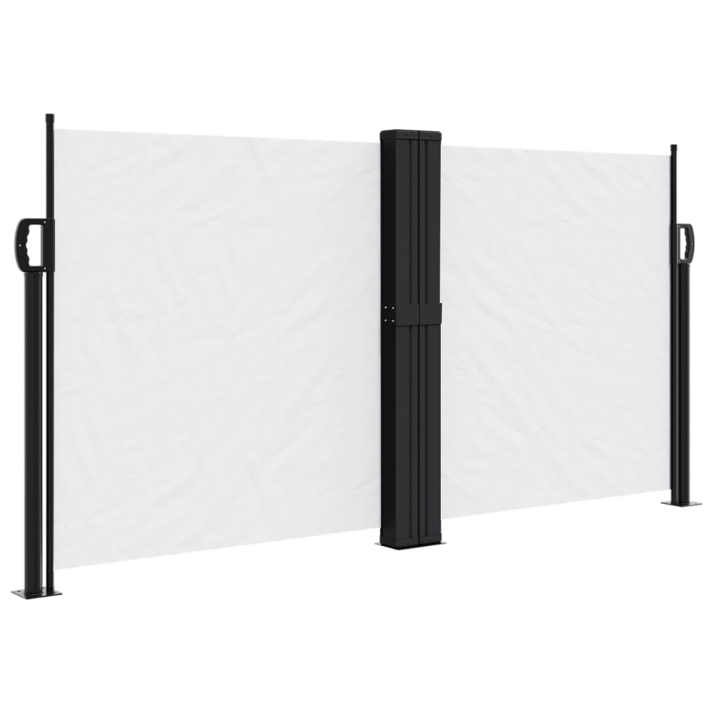 Windscherm uittrekbaar 120x1000 cm wit - AllerleiShop