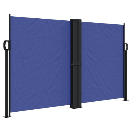 Windscherm uittrekbaar 140x1000 cm blauw - AllerleiShop