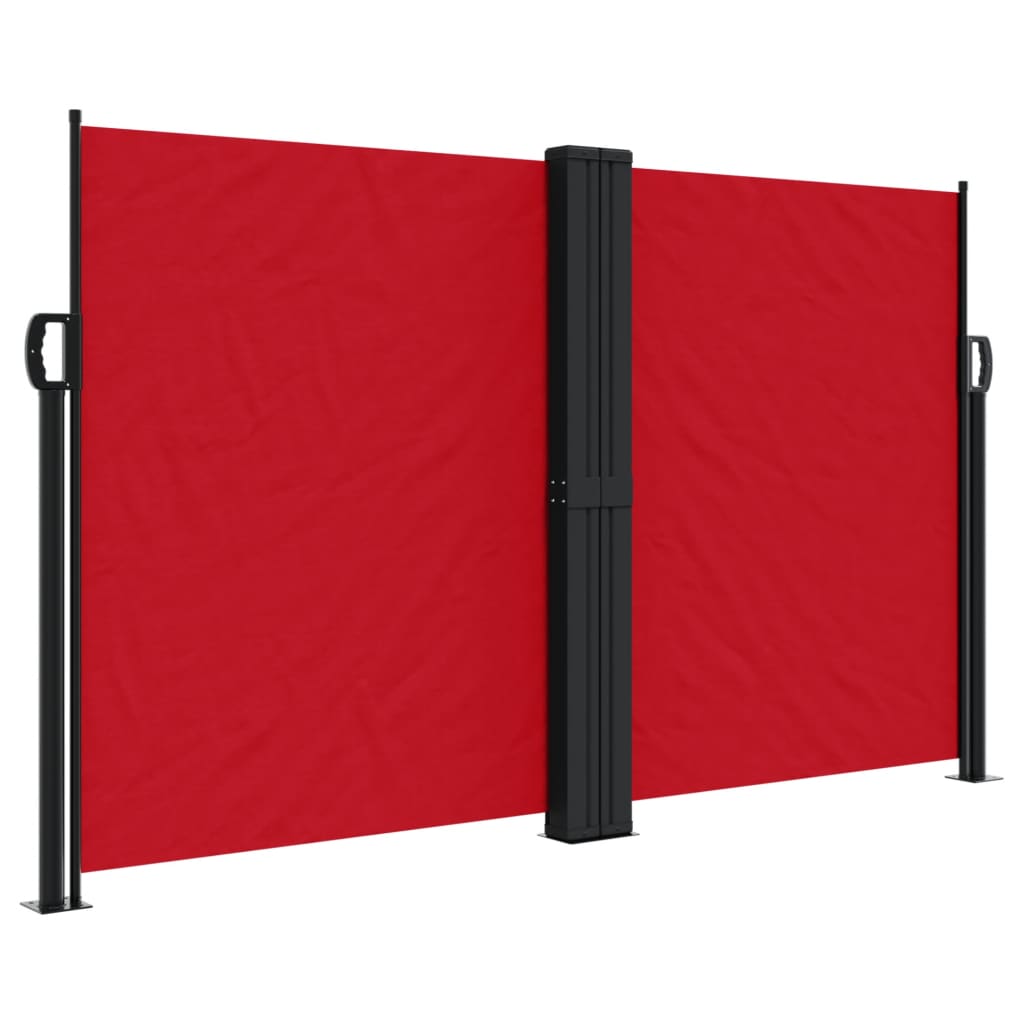 Windscherm uittrekbaar 140x1000 cm rood - AllerleiShop