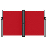 Windscherm uittrekbaar 140x1000 cm rood - AllerleiShop