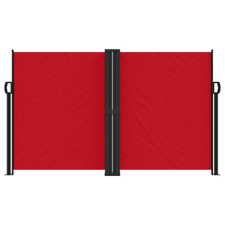 Windscherm uittrekbaar 140x1000 cm rood - AllerleiShop