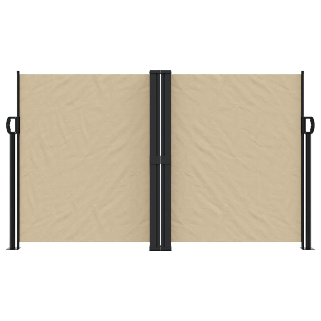 Windscherm uittrekbaar 140x1000 cm beige - AllerleiShop