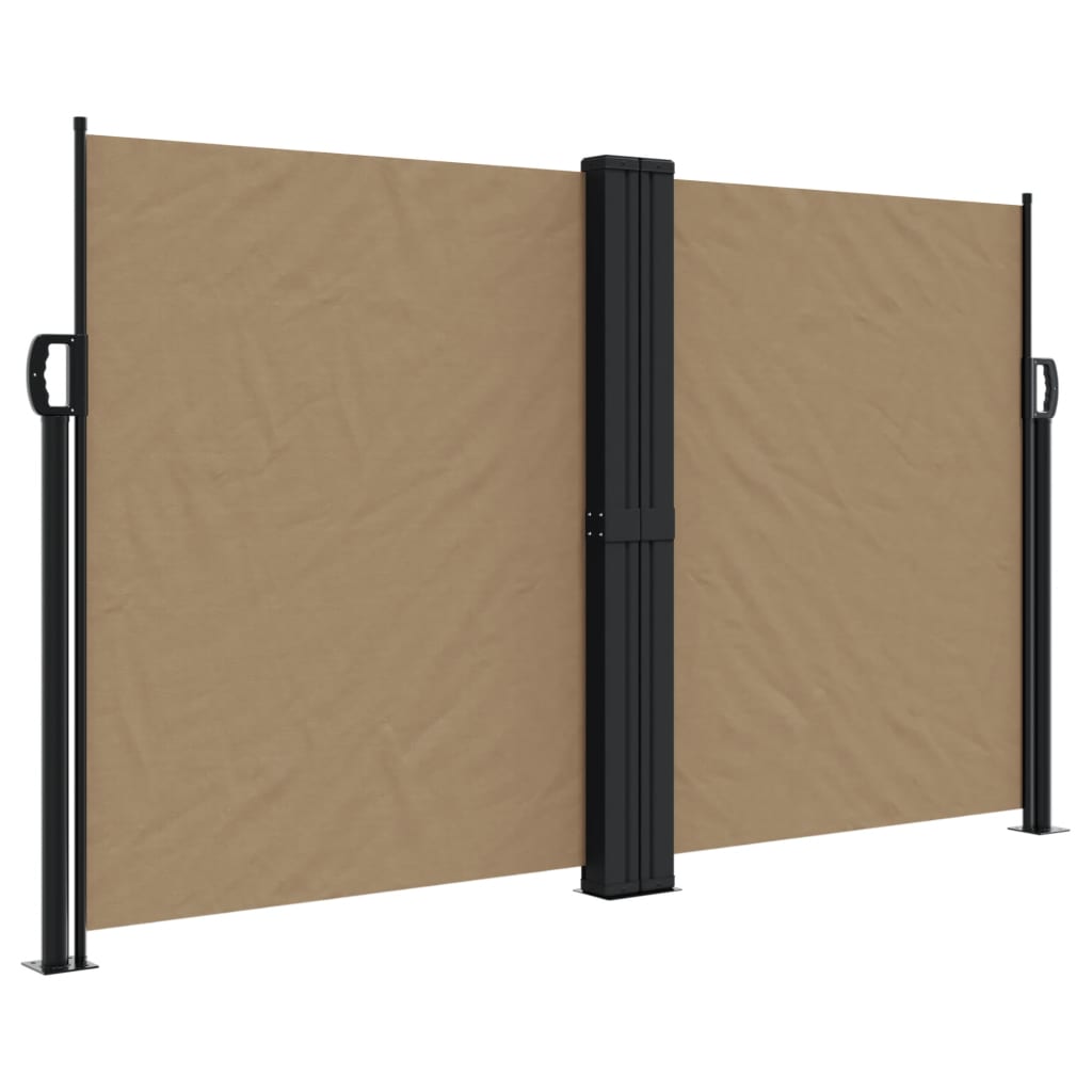 Windscherm uittrekbaar 140x1000 cm taupe - AllerleiShop