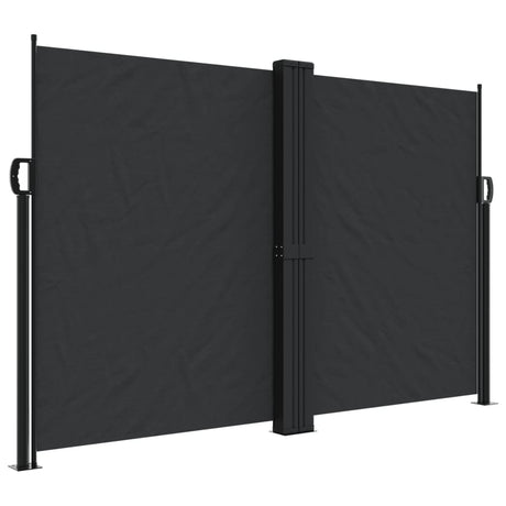 Windscherm uittrekbaar 160x1000 cm zwart - AllerleiShop