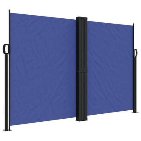 Windscherm uittrekbaar 160x1000 cm blauw - AllerleiShop