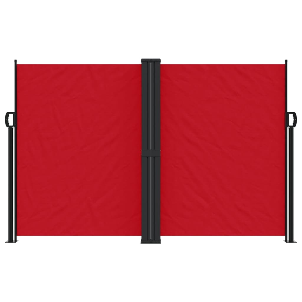 Windscherm uittrekbaar 160x1000 cm rood - AllerleiShop