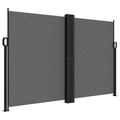 Windscherm uittrekbaar 160x1000 cm antracietkleurig - AllerleiShop