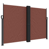 Windscherm uittrekbaar 160x1000 cm bruin - AllerleiShop